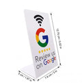 ستاند تقييم قوقل NFC – أبيض