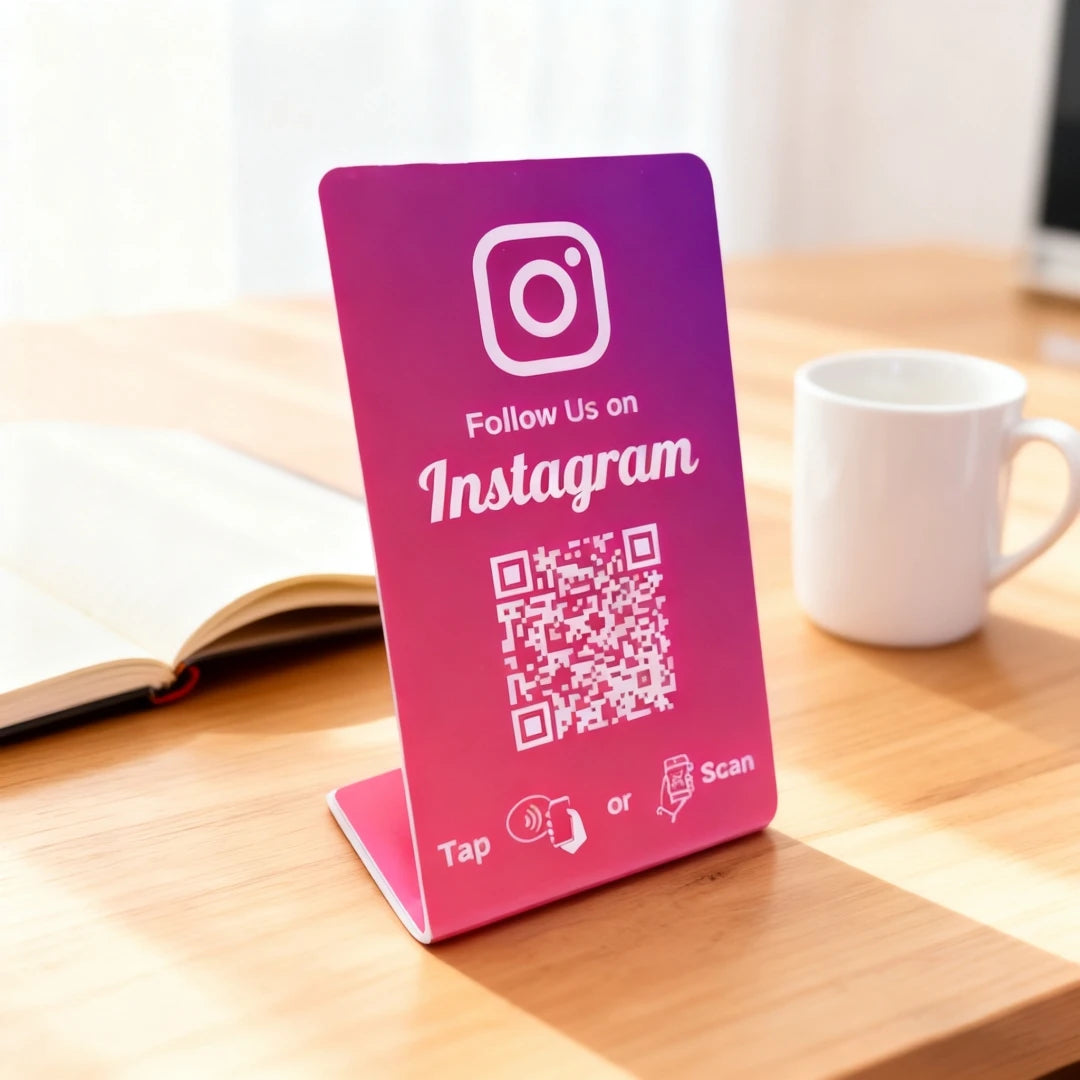 ستاند انستقرام الذكي NFC + QR